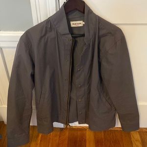 Taylor Stitch Waxed Gray Bomber Size 40 (archival model)